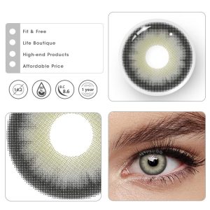 Eyemi Horizon Grey Prescription Colored Contact Lenses