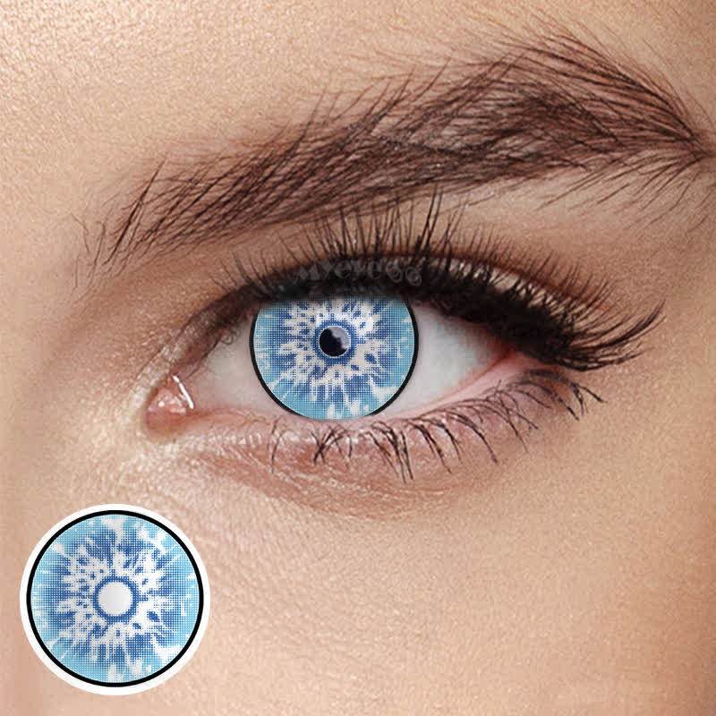 Coloredeye Blind Genshin Impact Snow Cosplay Colored Contact Lenses