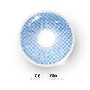 Eyemi Iceberg Blue Prescription Colored Contact Lenses