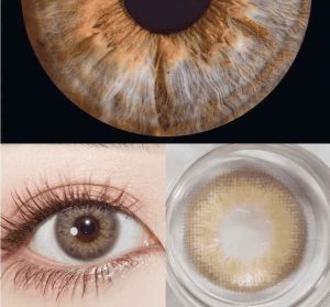 Eyemi DNA II Brown Prescription Colored Contact Lenses