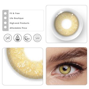 Coloredeye Russian Girl Brown Prescription Colored Contact Lenses