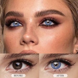 Coloredeye Crush Blue Colored Contact Lenses