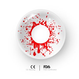 Eyemi Trauma White Prescription Cosplay Colored Contact Lenses