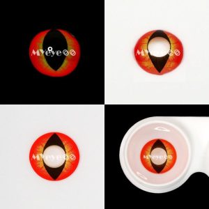 Coloredeye Cat Eye Reddish Brown Cosplay Colored Contact Lenses
