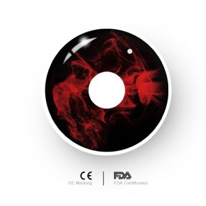 Eyemi Blood Black Prescription Cosplay Colored Contact Lenses | 1 Day