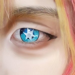 Eyemi Blind Aqua Hoshino Blue Cosplay Colored Contact Lenses