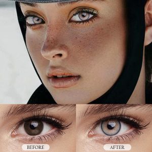 Eyemi Genshin Moon Grey Prescription Colored Contact Lenses