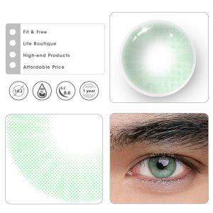 Eyemi Hid II Verde Prescription Men Colored Contact Lenses