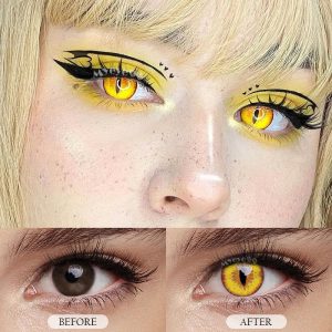 Coloredeye Blind Dragon Maid Prescription Cosplay Colored Contact Lenses
