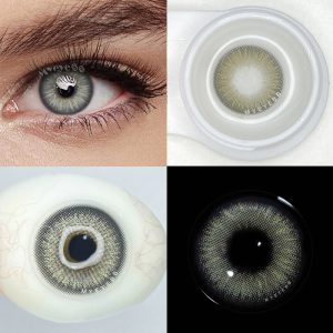 Eyemi Y2K Boho Grey Prescription Colored Contact Lenses