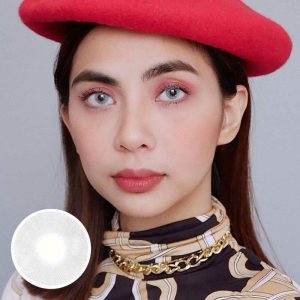 Eyemi Aurora Grey Natural Prescription Colored Contact Lenses