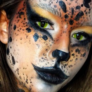 Eyemi Yellow Cat Eyes Prescription Cosplay Colored Contact Lenses