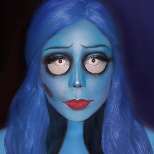 Eyemi Circle Block & Mini Sclera Prescription Cosplay Colored Contact Lenses