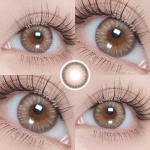Eyemi Y2K Boho Brown Prescription Colored Contact Lenses
