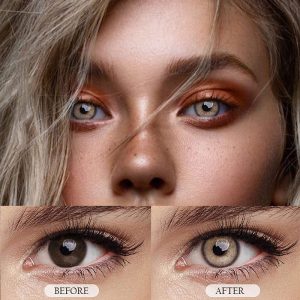 Coloredeye Moonbeam II Cow Boy Brown Prescription Colored Contact Lenses