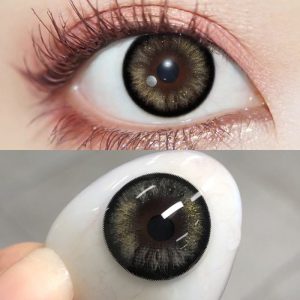 Eyemi Pearlescent Black Prescription Colored Contact Lenses