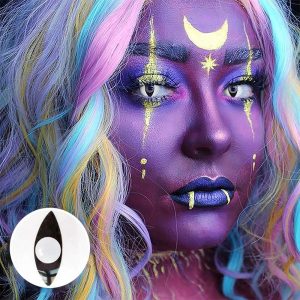 Coloredeye White Cat Eye Prescription Cosplay Colored Contact Lenses