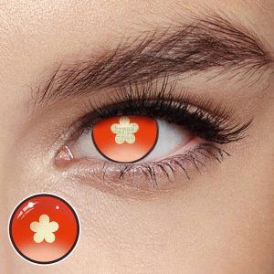 Eyemi Blind Hutao Red Cosplay Colored Contact Lenses