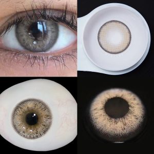 Eyemi Moonbeam II Cow Boy Brown Prescription Colored Contact Lenses