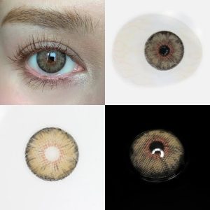 Eyemi Tiny Iris Brown Small Pupil Colored Contact Lenses
