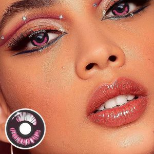 Eyemi Demon Slayer Prescription Cosplay Colored Contact Lenses