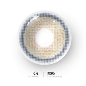 Coloredeye Genshin Moon Brown Prescription Colored Contact Lenses