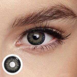 Eyemi New York III Black Prescription Colored Contact Lenses