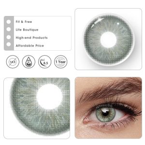 Eyemi Abyssal Green Prescription Colored Contact Lenses