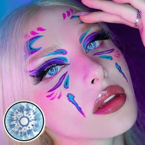 Eyemi Blind Genshin Impact Snow Cosplay Colored Contact Lenses