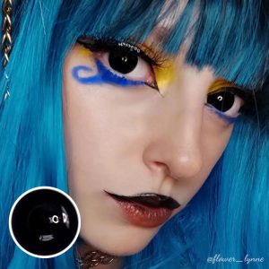 Coloredeye Blind Mini Sclera Black Out Cosplay Colored Contact Lenses