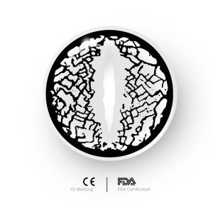 Eyemi Blind Lizard Eye Sliver Cosplay Colored Contact Lenses