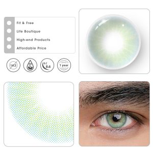 Eyemi Hid II Topazio Prescription Men Colored Contact Lenses
