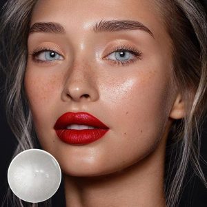 Eyemi Aurora Grey Natural Prescription Colored Contact Lenses