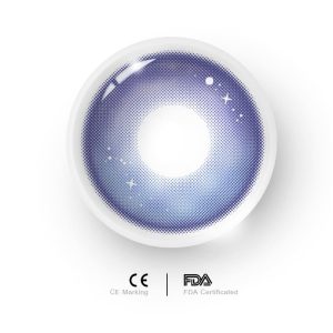 Eyemi Genshin Moon Blue Violet Prescription Men Colored Contact Lenses