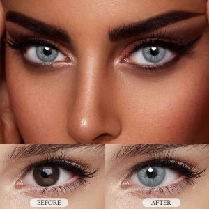 Eyemi Unspoken Mirage Grey Prescription Colored Contact Lenses