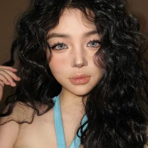 Eyemi Icy Cosmos Violet Grey Colored Contact Lenses | 1 Month