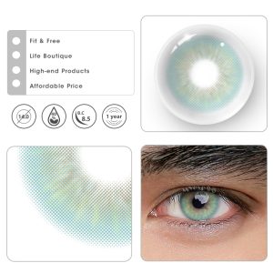 Eyemi Sin Green Prescription Men Colored Contact Lenses