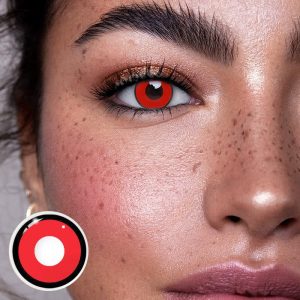 Eyemi Manson Red Prescription Cosplay Colored Contact Lenses