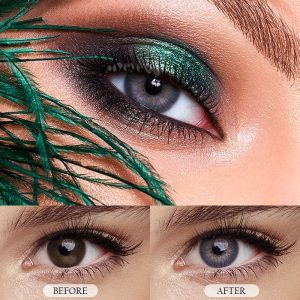 Eyemi New York III Violet Prescription Colored Contact Lenses