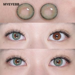 Eyemi Aegean Sea II Green Prescription Colored Contact Lenses