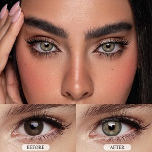 Eyemi Tiny Iris Brown Large Pupil Prescription Colored Contact Lenses