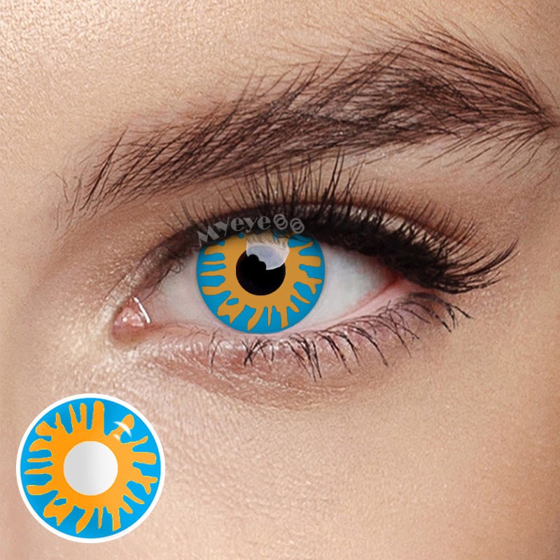 Coloredeye Van Gogh Bloom Prescription Cosplay Colored Contact Lenses