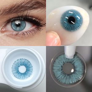 Eyemi Van Gogh Blue Prescription Colored Contact Lenses