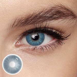 Eyemi Eros Blue Prescription Colored Contact Lenses