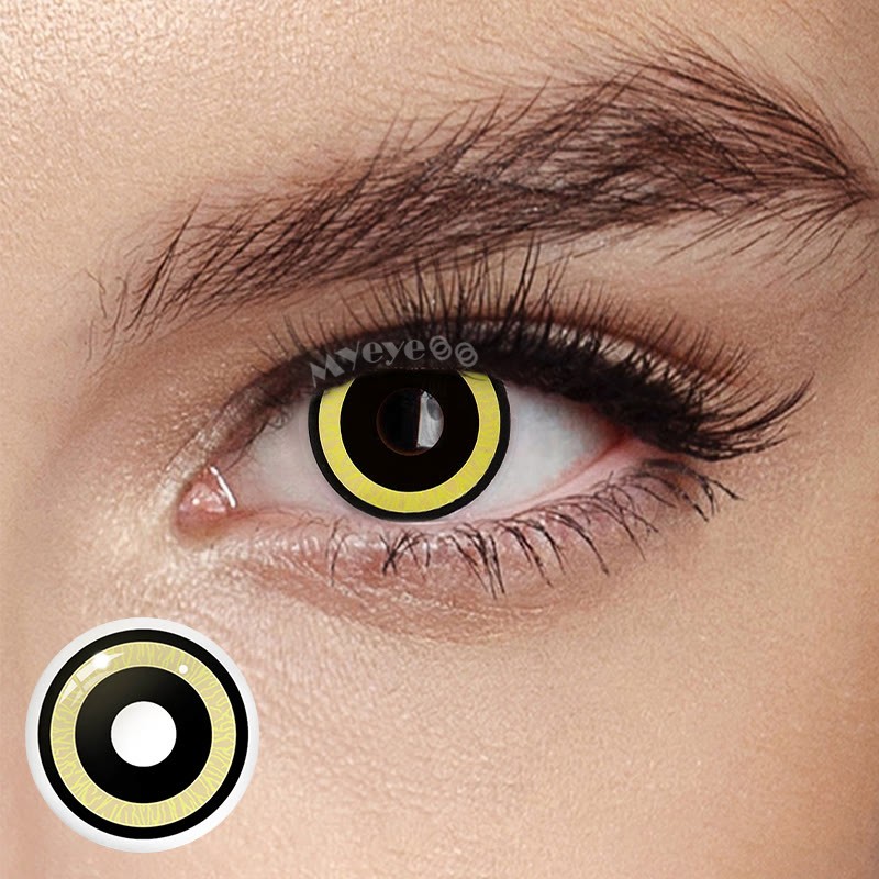Coloredeye Nebulos Yellow Cosplay Colored Contact Lenses