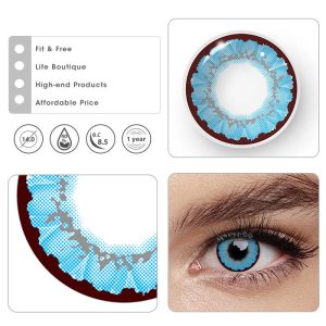 Coloredeye Sunflower Blue Prescription Cosplay Colored Contact Lenses