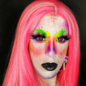 Eyemi Circle Rainbow Prescription Cosplay Colored Contact Lenses