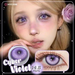Coloredeye Cyber Violet Prescription Cosplay Colored Contact Lenses