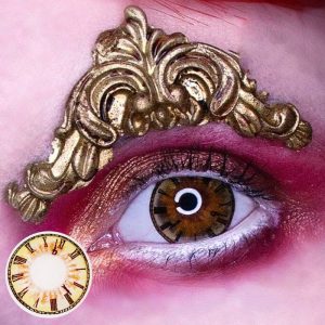 Eyemi Tokisaki Kurumi Yellow Cosplay Colored Contact Lenses