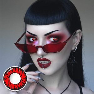 Eyemi Enchanted Black Cosplay Colored Contact Lenses